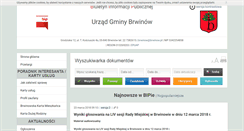 Desktop Screenshot of bip.brwinow.pl