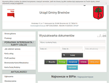 Tablet Screenshot of bip.brwinow.pl